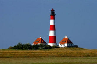 Nordsee Leuchtturm Westerhever